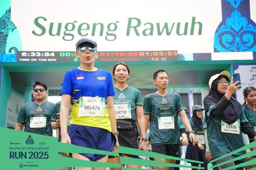Race photo from Mangkunegaran Run 2025