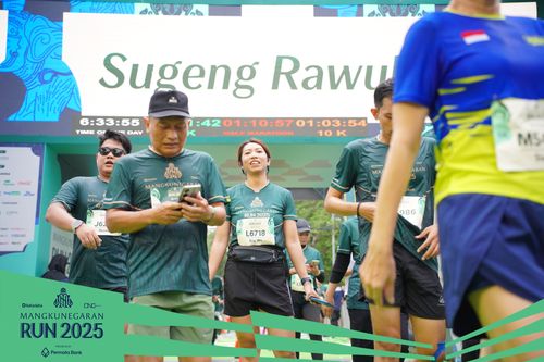 Race photo from Mangkunegaran Run 2025