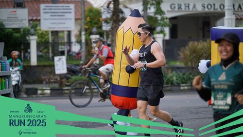 Race photo from Mangkunegaran Run 2025