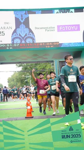 Race photo from Mangkunegaran Run 2025