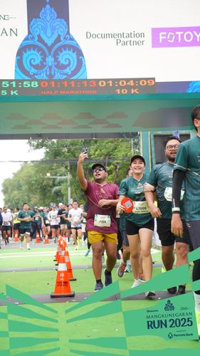 Race photo from Mangkunegaran Run 2025