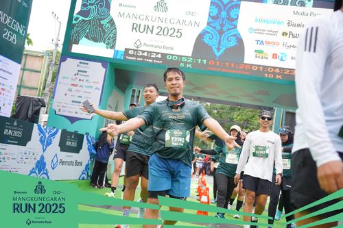 Race photo from Mangkunegaran Run 2025