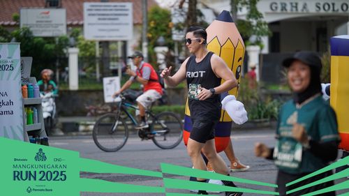 Race photo from Mangkunegaran Run 2025