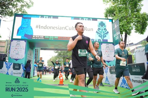 Race photo from Mangkunegaran Run 2025