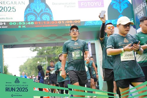 Race photo from Mangkunegaran Run 2025