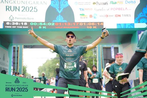 Race photo from Mangkunegaran Run 2025