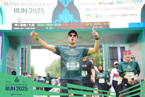 Race photo from Mangkunegaran Run 2025
