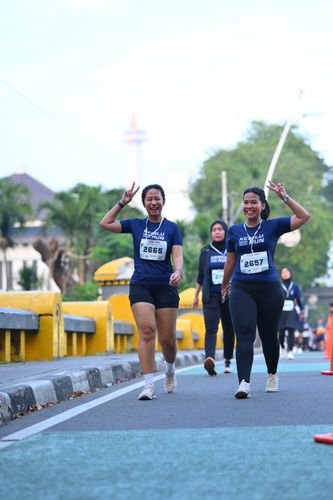 Race photo from KEMLU RUN 2025