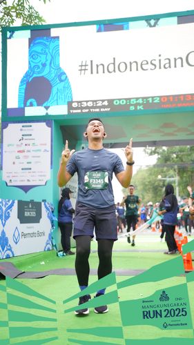 Race photo from Mangkunegaran Run 2025