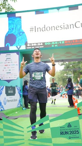 Race photo from Mangkunegaran Run 2025