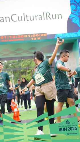 Race photo from Mangkunegaran Run 2025
