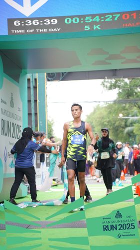 Race photo from Mangkunegaran Run 2025
