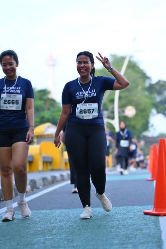 Race photo from KEMLU RUN 2025