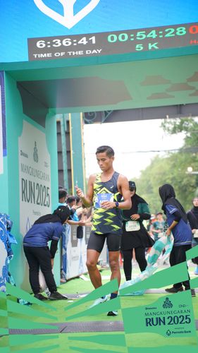 Race photo from Mangkunegaran Run 2025