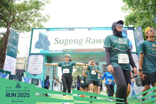 Race photo from Mangkunegaran Run 2025