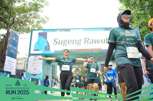 Race photo from Mangkunegaran Run 2025