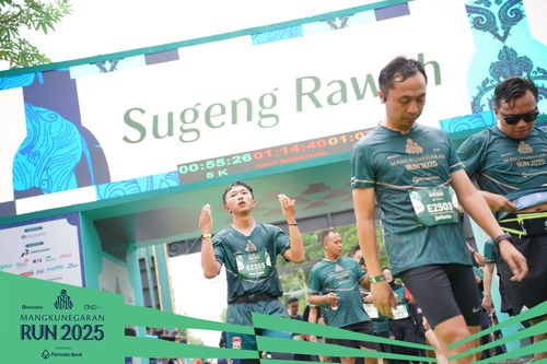 Race photo from Mangkunegaran Run 2025