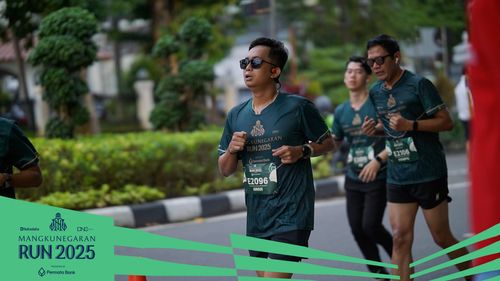 Race photo from Mangkunegaran Run 2025