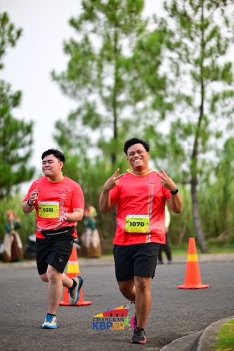 Race photo from CISANGKAN KBP CITY RUN 2025