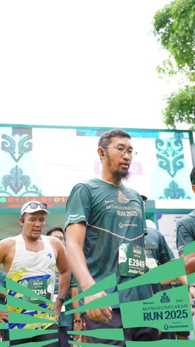 Race photo from Mangkunegaran Run 2025