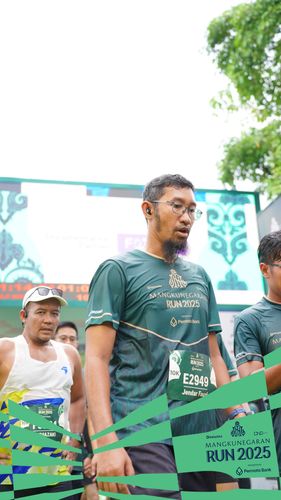Race photo from Mangkunegaran Run 2025