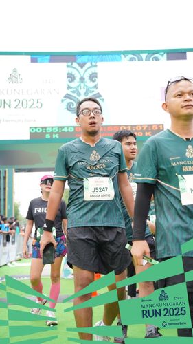 Race photo from Mangkunegaran Run 2025
