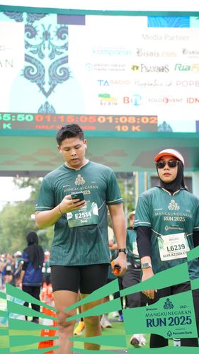 Race photo from Mangkunegaran Run 2025