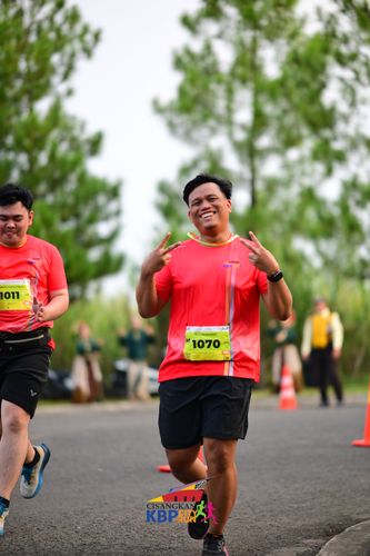 Race photo from CISANGKAN KBP CITY RUN 2025
