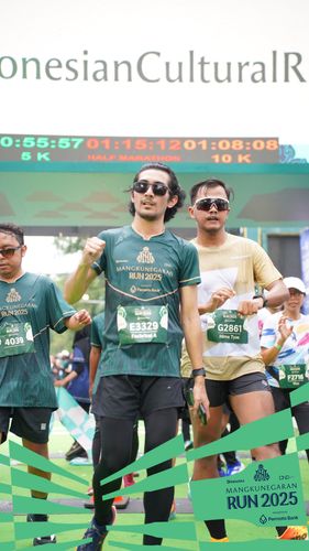 Race photo from Mangkunegaran Run 2025