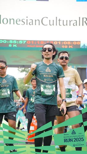 Race photo from Mangkunegaran Run 2025