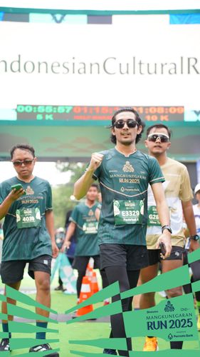 Race photo from Mangkunegaran Run 2025