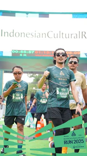 Race photo from Mangkunegaran Run 2025