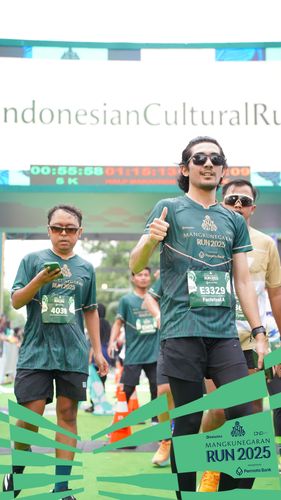 Race photo from Mangkunegaran Run 2025