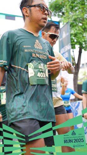 Race photo from Mangkunegaran Run 2025