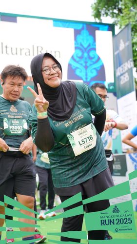 Race photo from Mangkunegaran Run 2025