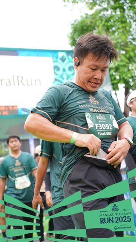 Race photo from Mangkunegaran Run 2025
