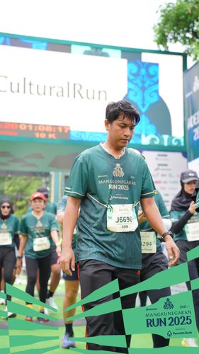Race photo from Mangkunegaran Run 2025