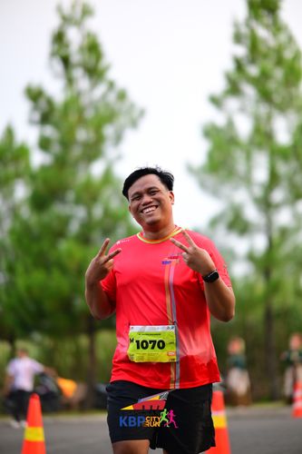 Race photo from CISANGKAN KBP CITY RUN 2025