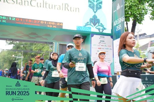 Race photo from Mangkunegaran Run 2025
