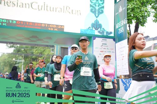 Race photo from Mangkunegaran Run 2025