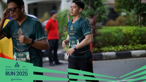 Race photo from Mangkunegaran Run 2025