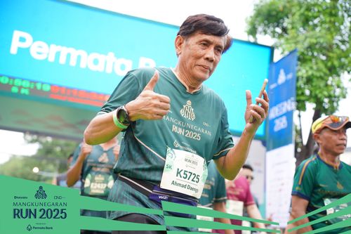 Race photo from Mangkunegaran Run 2025