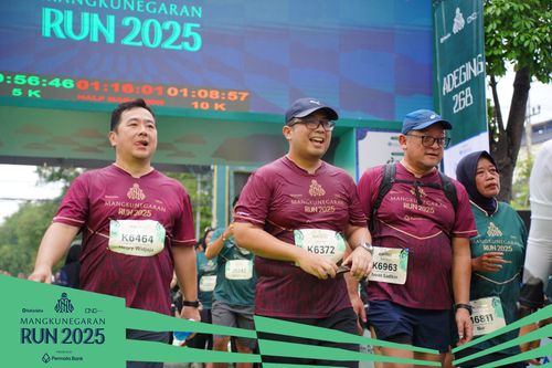 Race photo from Mangkunegaran Run 2025