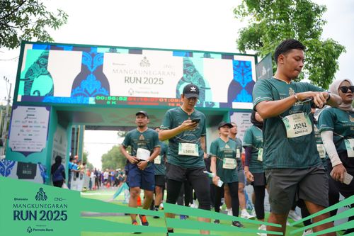 Race photo from Mangkunegaran Run 2025