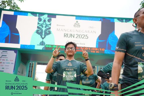 Race photo from Mangkunegaran Run 2025