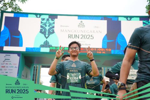 Race photo from Mangkunegaran Run 2025