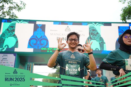 Race photo from Mangkunegaran Run 2025
