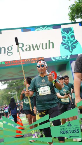 Race photo from Mangkunegaran Run 2025