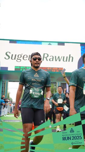 Race photo from Mangkunegaran Run 2025