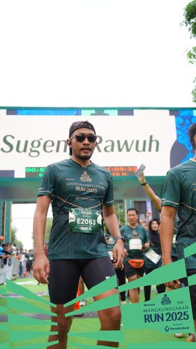 Race photo from Mangkunegaran Run 2025